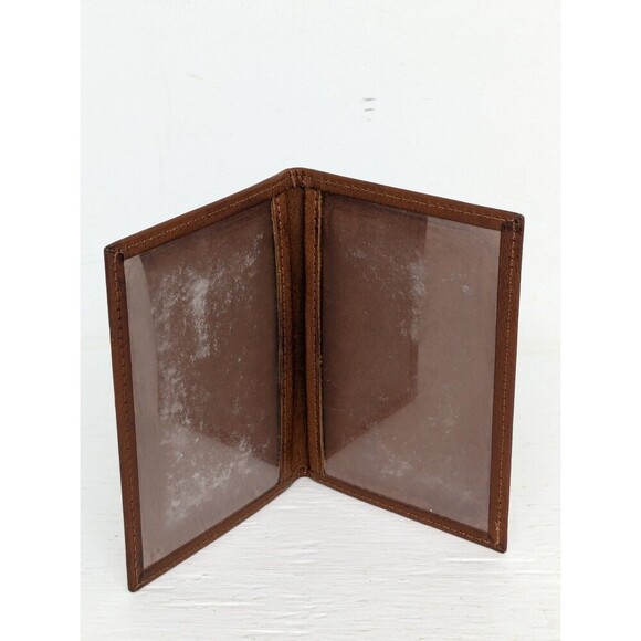RARE! Vintage Coach Brown Leather Bifold Wallet Card Holder ID Compact Wallet - Picture 4 of 7